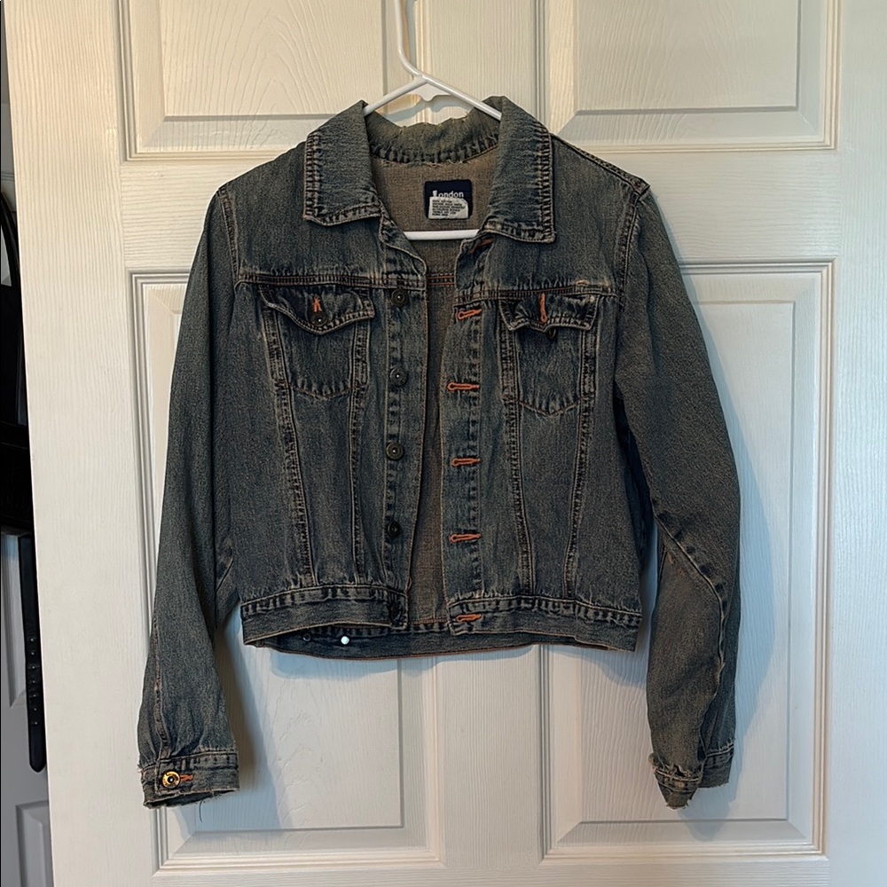 100% cotton Denim Jacket with Button Details